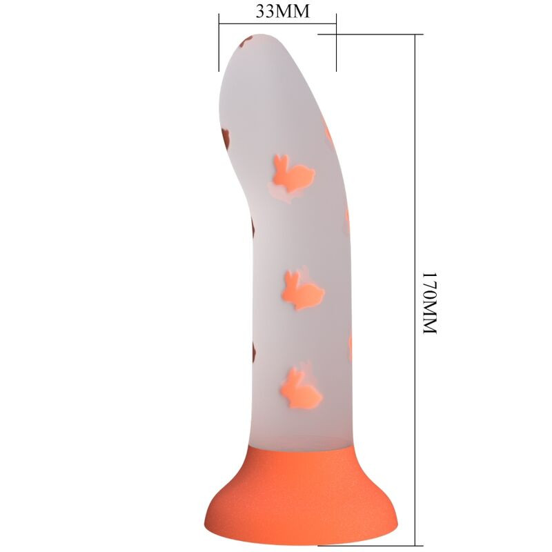 Pretty Love - Gode Magique Nightfall Sans Vibration Orange Lumineux